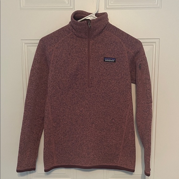 Women’s Patagonia Burgundy Better Sweater 1/4 Zip - Picture 4 of 15